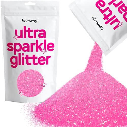 Hemway haut de gamme Multi Purpose Glitter poussière/poudre de Couleurs uniques pour une utilisation avec de l'artisanat Verre à vin Art de bricolage Décoration Mariages Cartes Cadeaux de table