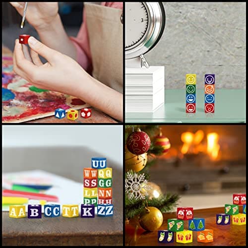 Belle Vous Cube Couleur en Bois (Lot de 100) - 1,5 x 1,5 x 1,5 cm - Bois Cube Carré de 6 Couleurs - Cube Bois Enfant, Travaux Manuels, Fabrication de Puzzle, Jouets Éducatifs
