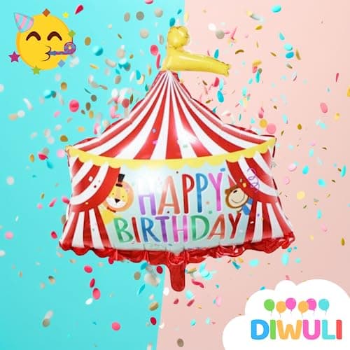 DIWULI Ballon Cirque - Folie Déco Anniversaire Fête