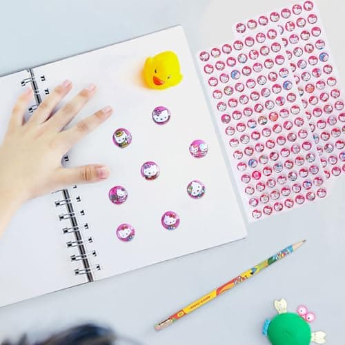 3 Autocollants pour Enfants, Hello Kittyy 3D Crystal Sticker, Autocollants Strass, Cadeau D'anniversaire pour Enfants Bricolage, Récompense de la Journée des Enfants