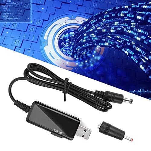 Adaptateur USB vers DC, Câble USB DC 5V Boost vers 9V 12V Câble Amplificateur de Tension 5V vers 9V 12V Convertisseur élévateur 5.5x2.1mm Câble USB vers DC Cordon de Routeur de