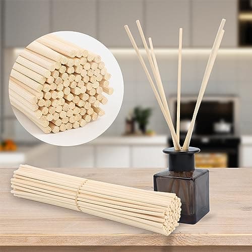LYQNIHOB Bâtonnets diffuseurs de parfum, pack de 80 - en fibres de coton pour une diffusion longue durée - idéal pour la cuisine, le bain et le salon