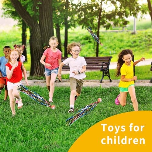HAOYULUO 30 Pièces Balle Rebondissantes,Balle Rebondissante avec Ruban,Convient pour Les Fêtes d'enfants, Les Cadeaux d'anniversaire, Les Fêtes de Fin d'année et Autres Occasions