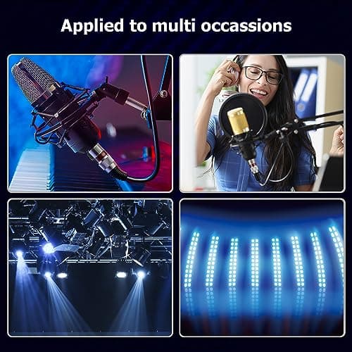 NUOSIYA Cable XLR 2m 6 paquet,Cable Microphone XLR Male Femelle, Balanced XLR vers XLR Câble Instrument pour Microphones, Enceint, Consol Mixag, Amplificateur