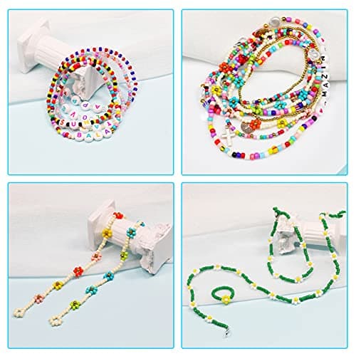 Bala&Fillic perles de rocaille 3mm Dark Vert couleur, 3600pcs/100Grammes,8/0 perles de verre pour fabrication de bracelets, colliers et boucles d'oreilles (Dark Vert)