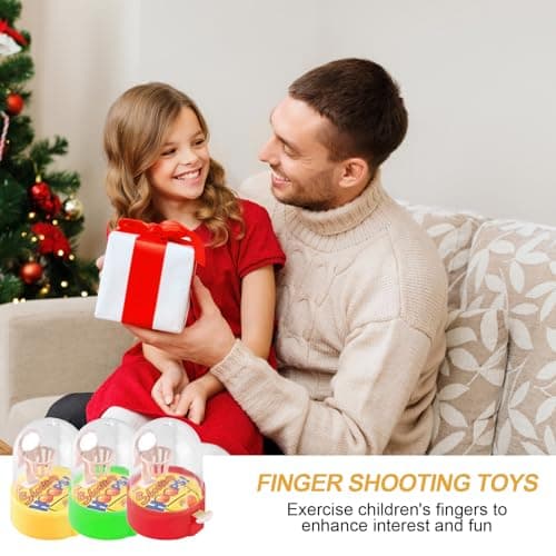 GUOYOU 12 Pcs Finger Basketball, Mini Flipper, Jouets de Flipper de Doigt, Basket-Ball à Doigts Jeu de tir, Flipper de Poche, Cadeau de Fête d'anniversaire pour Enfants, Les Garçons et Les Filles