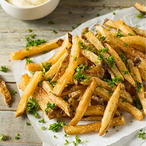 Eascandy Coupe-frites professionnel, Trancheuse à pommes de terre en acier inoxydable 12,7 mm et 9,5 mm et 6,35mm, Coupe-pommes de terre robuste pour patates douces, carottes, ignames et concombres.
