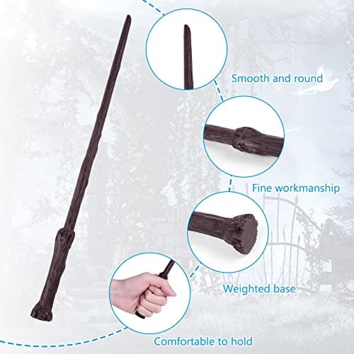 Aomig Baguette Magique de Luxe, Baguette Magique Collector Patronus, 31 cm, pour sorcière, Magicien, Cadeau pour Enfants