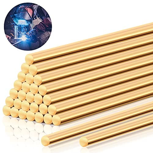 Tige en Laiton 30 Pcs Barre de Tige Ronde en Laiton Barre de Tige Matériel Travail en Laiton Pour les Opérations d'Usinage à Grande Vitesse et Pièces Complexes