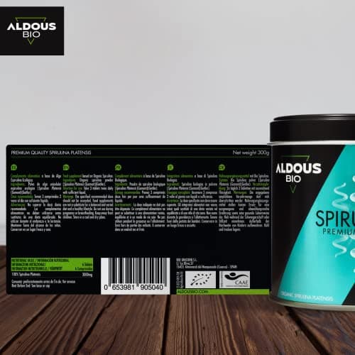 Spiruline Bio Comprimés | 600 Comprimés | Dose 3000mg | Detox - Riche en Phycocyanine & en Protéines | Complement Alimentaire Fatigue & Immunité Adulte | Minéraux & Vitamines | Sans Plastique