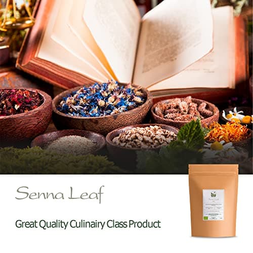 Séné Feuilles Tisane Biologique - Senna Tisane Laxative Feuille Entière - 200g