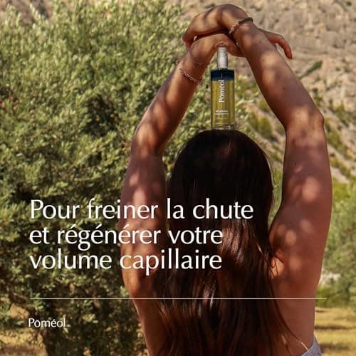 POMÉOL ǀ Sérum Anti Chute et Fortification des Cheveux ǀ Spray Anti Chute, Croissance, Pousse, Volume, Anti casse, Brillance, Thermo protection ǀ Kératine végétale, Niacinamide, Silicium ǀ 100 ml