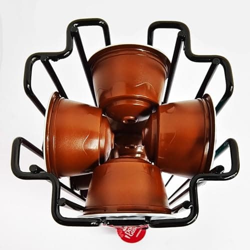 Lectorias Supports pour 32 Capsules de Café , Porte Rangement pour Dolce Gusto Capsules de Café, Distributeur de Capsules, 360 Degrés Rotable Range Coffee Capsule Stands, Support de Rangement Dosette