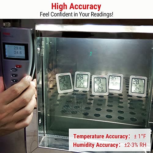 ThermoPro TP50 Hygromètre Numérique Intérieur Thermomètre D'ambiance et Indicateur & Moniteur D'humidité et de Température