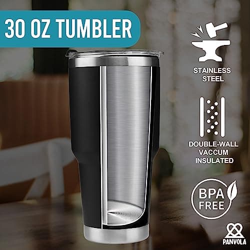 Panvola 'Debugging Definition ' Programmeur informatique Étudiant Enseignant Codeur Programmation Gobelet isolé sous vide Tasse de voyage en acier inoxydable avec couvercle amovible en paille (30 oz)