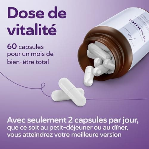 FEM Menositol 19-en-1, Gérer Menopause avec Inositol Myo & D-chiro, Isoflavones, Ashwagandha, Maintenir Santé Métabolique, Confort & bien-être pendant la ménopause, Sans hormones ni soja