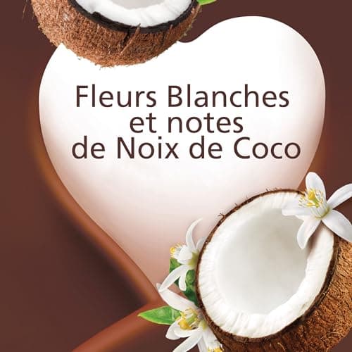SOUPLINE Adoucissant Concentré 3D Senteur Noix de Coco, Formule Active à Froid, 92% D'ingrédients D'origine Naturelle, Set de 3 x 1.28L