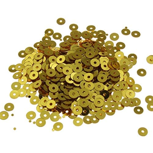 Perlin - Lot de 24 000 perles rondes et lisses à paillettes Ø 3 mm 10 couleurs pour vêtements et bijoux, artisanat métallique