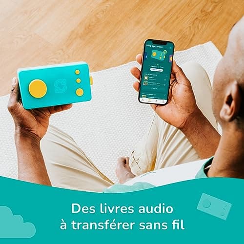 Lunii - Ma Fabrique à Histoires Verte - Conteuse Interactive pour Enfants de 3 à 8 Ans - Inclus Livre Audio de 24 Histoires interactives 2h30 d'écoute - Boîte à Histoires fabriquée en France