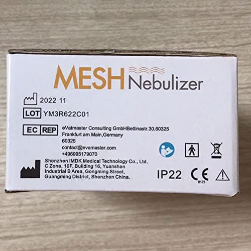Nébuliseur Portable Inhalateur, Nébuliseur pour enfant et adulte, Nébuliseur Aérosol Silencieux avec embout buccal et masque pour le voyage et l'utilisation de ménage