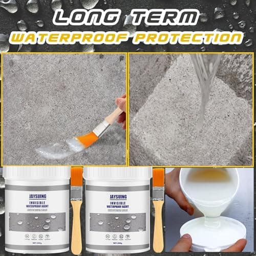 Agent Anti-Fuite Étanche 600g Liquide Étanchéité Transparent, Waterproof Anti-Leakage Agent, Invisible Waterproof Agent pour Salle de Bain, Toilettes, Carrelage, Murs, Toit(B)