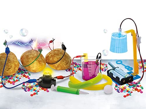 LISCIANI - I'm A Genius ELECTRICITE - Plus de 50 Expériences Scientifiques sur l'Electricité - Kit Scientifique avec Matériel Inclus - Jeu Educatif pour Enfants de 8,10,12 ans - Fabriqué en Italie
