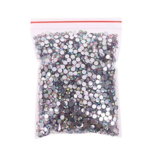 5000pcs Strass Cristal Rond Dos Plat pour Nail Art pour Nail Art