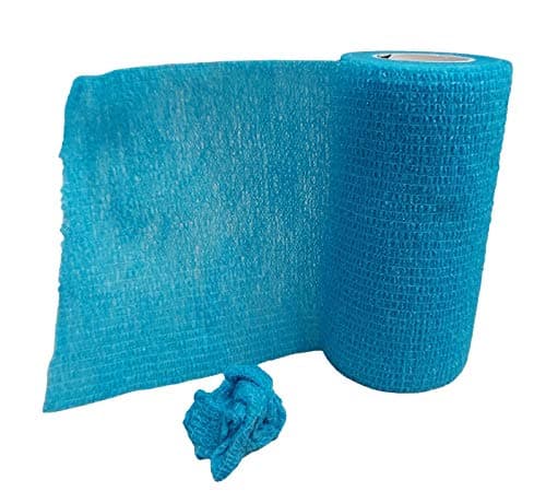 PintoMed - Bandage Cohésif - 3 Bleu + 3 Violet - 6 Rouleaux X 10 cm X 4,5 m Autoadhésif, Sports Bande, Premiers Secours Adhésif, Vet Wrap
