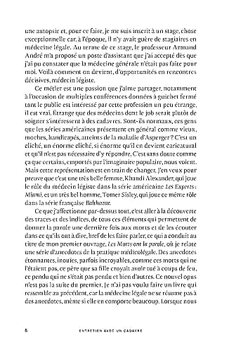 Entretien avec un cadavre: Un médecin légiste fait parler les morts