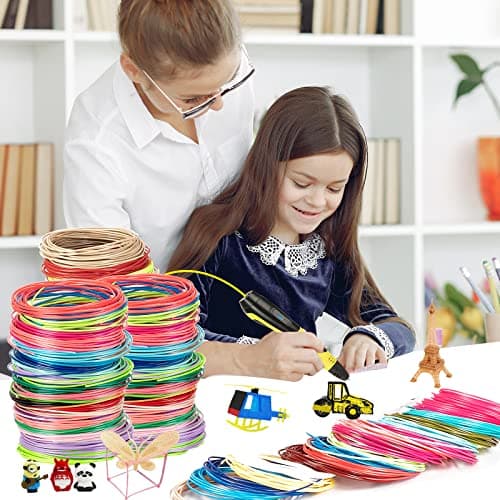 Yungden Filament Stylo 3D, 30 Couleurs 1,75MM Recharge 3D Pen Filament, Total 90M pour Fil Stylo 3D, Compatible avec SAYWE, Acdolf, MYNT3D, SCRIB3D Stylo D'Impression 3D