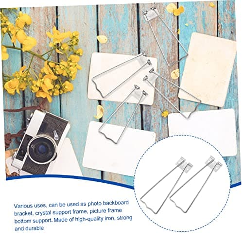 Ciieeo 10 Pièces Cadre Photo Stand Support De Cadre Pour Support De Cadre Photo Supports De Cadre Photo Cadre Photo Chevalet Arrière Porte-Photo Clip Stand Chevalet De Bureau Chevalet De