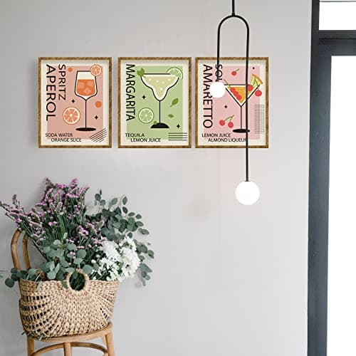 FREEBLOSS 6set Poster Mural Posters Muraux Bar Affiche Murale Poster Murale Sans Cadre Affiche Decoration Murale Poster Mural pour Salon Tableaux, Posters et Arts Décoratifs Poster Mural Chambre