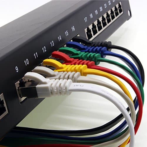 1aTTack.de 1m - vert - 1 pièce Câble ruban LAN Ethernet Gigabit CAT.7 (RJ45) câble réseau câble brut (10Gbit/s) câble d'installation plat mince compatible avec Cat.5 - Cat.5e - Cat.6