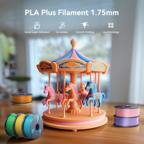 SUNLU Filament PLA+ 1,75 mm, filament PLA Plus pour imprimante 3D, plus résistant, Neatly Wound, 1 kg de filament PLA+ pour impression 3D, précision dimensionnelle +/- 0,02 mm, noir