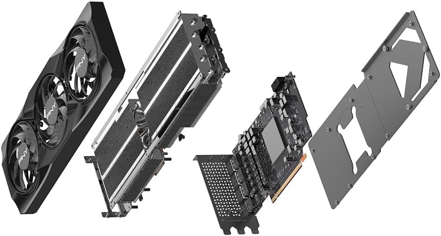 PNY Carte Graphique GeForce RTXTM 5070Ti 16Go OC Triple Fan DLSS 4