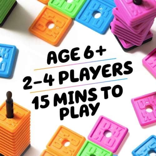 OK Play Le jeu de tuiles ultime - Amusant, stratégique et portable pour 2 à 4 joueurs, jeu de société idéal pour les soirées de jeux en famille Meilleurs jeux de société de Noël -Instructions français