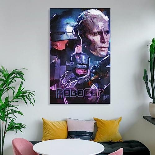 BAOCE Poster de film RoboCop (16) - Impression sur toile - Esthétique - 40 x 60 cm