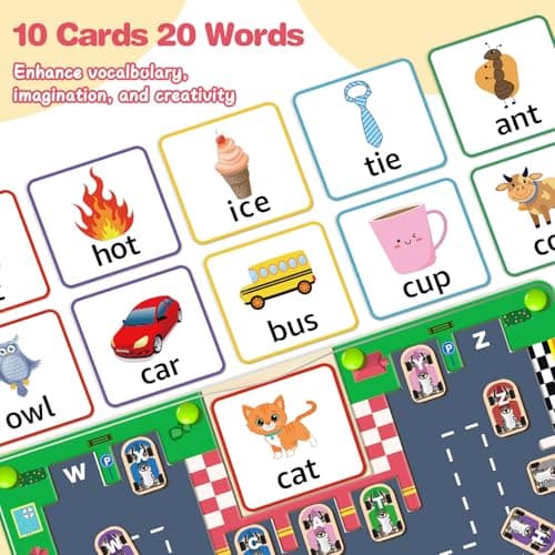 Jeux Montessori Enfant, Labyrinthe Magnetique Holz Puzzle, Jeu Educatif pour Apprendre l'Alphabet et Mots, Parcours Motricité Fine Activite Enfant 3 4 5 ans, Cadeau Garcon Fille pour Anniversaire Noël
