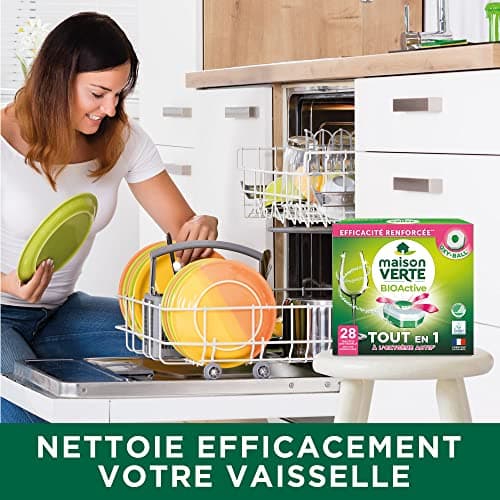 Maison Verte Lave-vaisselle BioActive Tablettes x28