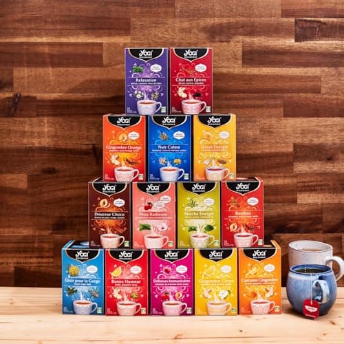 Yogi Biologique Défenses Immunitaires, Infusion 100% Bio Échinacée, Jus d'Acérola séché et Orange, 15 Sachets thermosoudés et sans agrafe, 24 g, 311016
