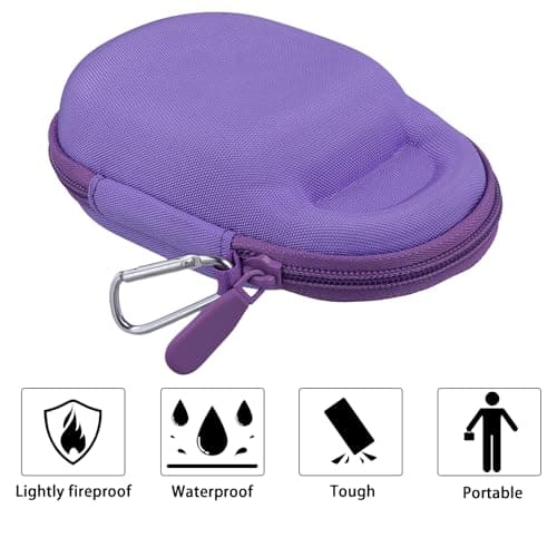 co2CREA Dur Étui de Voyage Rigide Housse Cas pour JBL Clip 5 Enceinte Bluetooth Portable(boîte Seule)