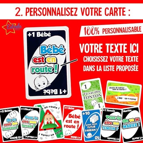 Annonce (Carte Uno personnalisée Annonce Grossesse)