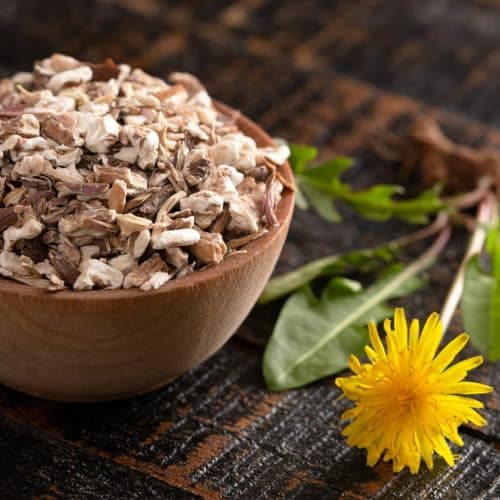 Racine de pissenlit séchée (250g), racine de pissenlit coupée, 100% pure et naturelle pour la préparation du thé et l'assaisonnement des plats