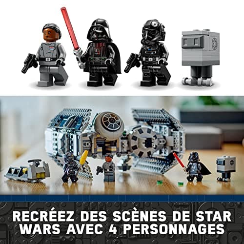 LEGO 75347 Star Wars Le Bombardier TIE, Kit de Maquette à Construire, Vaisseau avec Figurine de Droïde Gonk et Minifigurine Dark Vador, Idée Cadeau
