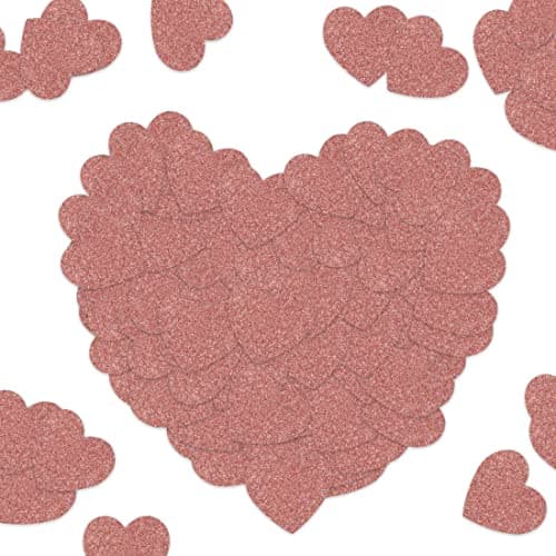 XPEX 100 PCS confettis Anniversaire Paillette Or confettis dorés confettis Noel Decoration Table Anniversaire confettis Mariage confettis Rose