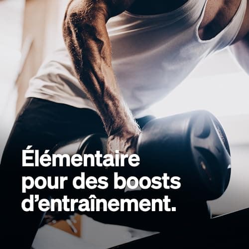 Pre-Workout Booster – zéro caféine – goût punch de fruits – avec niacine, ginseng et BCAA – végane, sans caféine – produit et contrôlé en laboratoire en Allemagne