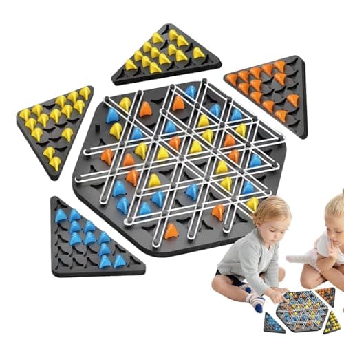 Jeu de Triangle en chaîne, Jeu de stratégie triggle, Le triggle Jeu élastique, Jeux d'échec en chaîne Triangulaire, triggle Jeu de société, Triangle Board Game