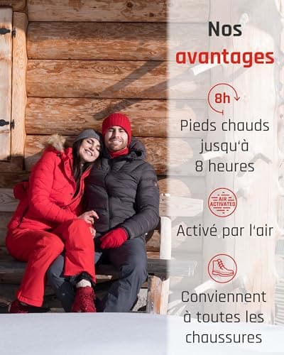 TerraTherm Semelles chauffantes - 10 Paires M, chaufferettes pour Tout Type de Chaussure, Chauffe Pieds, Chaleur 100% Naturelle, Semelles chauffantes pour Chaussures, Chaleur jusqu'à 8 Heures