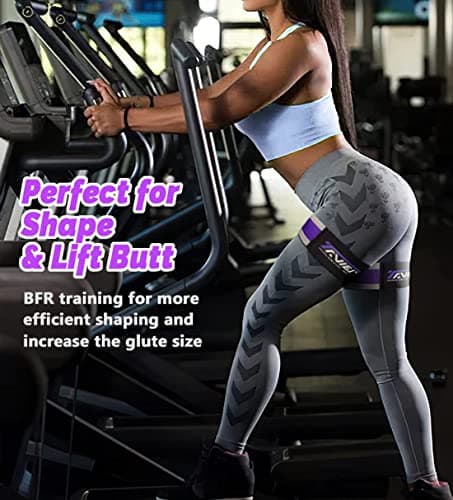 Bandes d'occlusion pour Femmes, Muscles fessiers et renforcement des Hanches, Bandes de Restriction du Flux sanguin, Bandes BFR