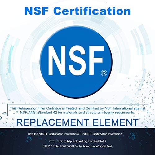 GOLDEN ICEPURE Filtre à eau pour réfrigérateur, remplacement pour Samsung DA29-00003F, DA29-00003G, Aqua Pure Plus Hafin, DA29-00003B, DA29-00003A, DA97-06317A, RFC1100A, 2 pièces RWF1100A